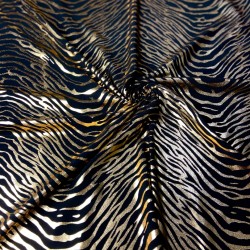 Ζέρσει Ελαστικό Golden Zebra Glam
