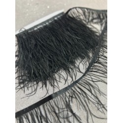 Τρέσα με Πούπουλα Πολυτελείας (ΜΑΥΡΟ)