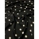Εμπριμέ Σατεν Silk Touch Polka Dots