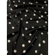 Εμπριμέ Σατεν Silk Touch Polka Dots