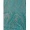 Κεντημένη Δαντέλα Παγιέτας “Turquoise Peacock”