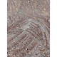 Κεντημένη Δαντέλα Παγιέτας “Blush Champagne Waves”