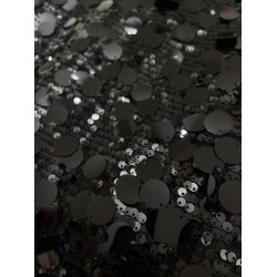 Παγιέτα Disco Glam – Μαύρο