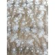 Floral Beaded Sequin Bridal Lace Fabric