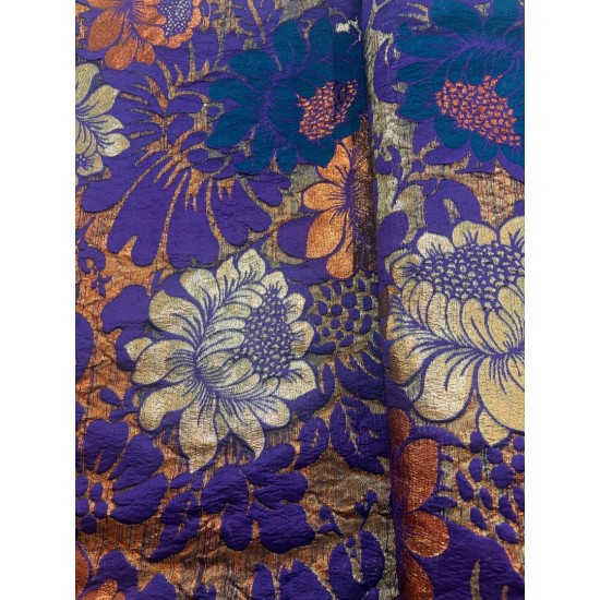 Μπροκάρ σε σχέδιο Floral Bloom