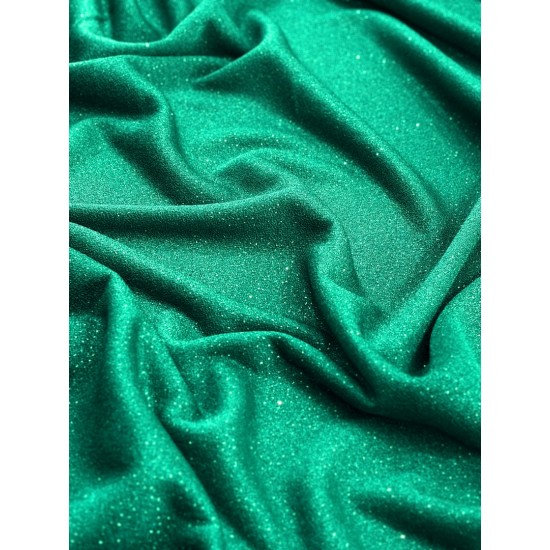 Τούλι Ελαστικό Glitter – Σμαραγδί